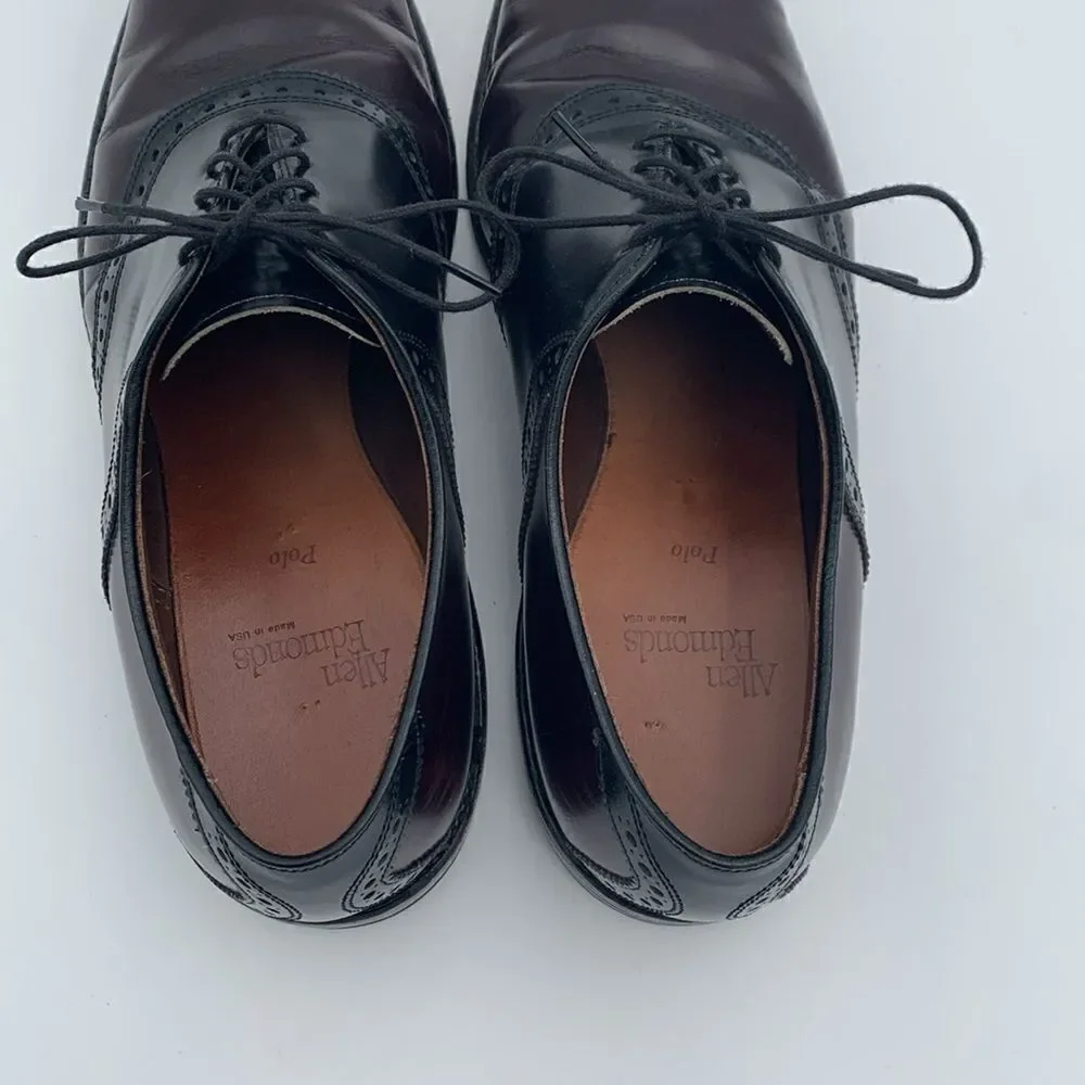 Allen Edmonds McAllister Wingtip Oxford Shoes | Two-Tone Brown & Black Men’s 10D